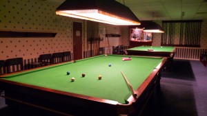The Arkley Club's Snooker tables